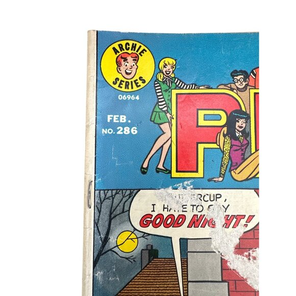 Archie Series Pep Comics 286 February 1974 20¢ Cover Vintage Comic Book Rare - Picture 2 of 4